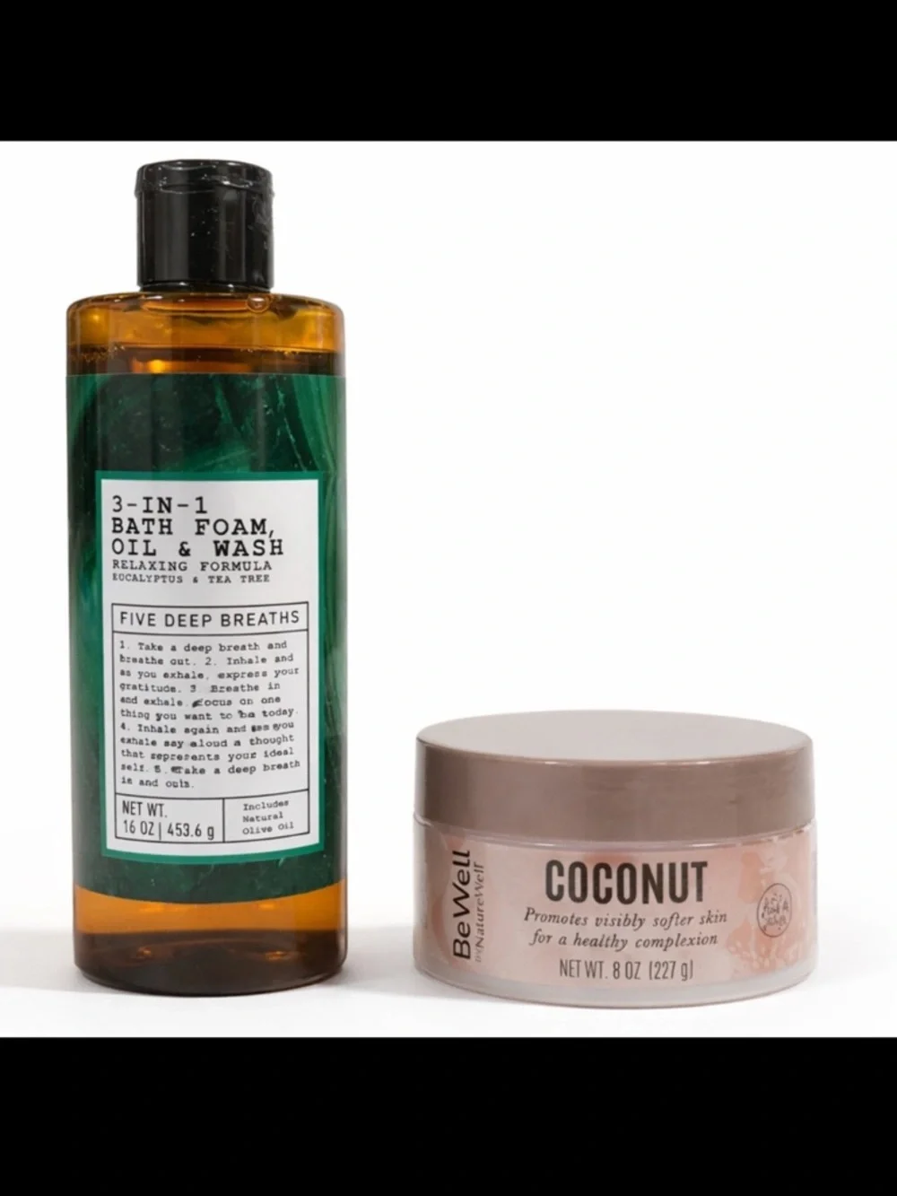 Beauty Bundle🌻 Relaxing 3-In-1 Bath Foam Oil, and Wash + Coconut Cream Lotion 💕